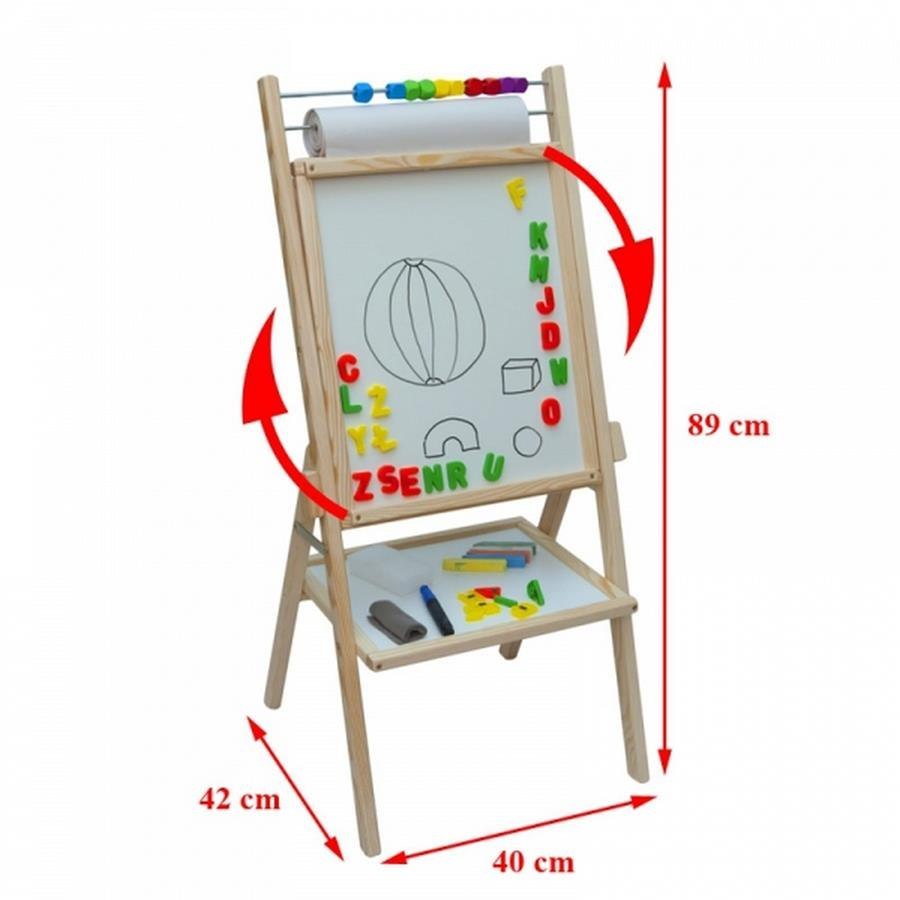 STANDING MAGNETIC AND CHALK BOARD ACCESSORIES 90CM 3TOYSM OPN 3TOYMS